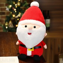 Santa Claus Plush Toys Cute Elk Snowman Animal Pillow Dolls Christmas Gifts Birt - £10.35 GBP