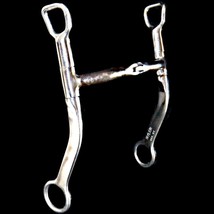 Vintage Myler USA Stainless Flat Shank Sweet Iron Hinged Snaffle MB 30H ... - £188.06 GBP