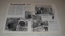 1990 Koh-i-noor Rapidograph Pens Ad - Historical record by G. Robert Wagner - £14.81 GBP