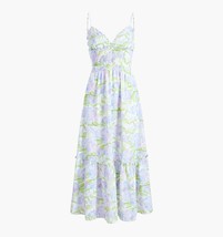 NWT Hill House Dottie Nap in Blue Hydrangea Floral Crepe Smocked Tank Dress XXL - £108.98 GBP