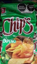 4X BARCEL POTATO CHIPS JALAPENO FLAVOR - 4 BAGS OF 55g EACH - FREE SHIP  - $18.80
