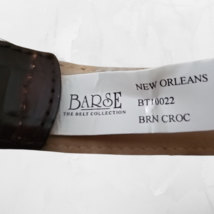 Vintage Barse The Belt Collection Brown Italian Leather New Orleans Medium NOS image 10