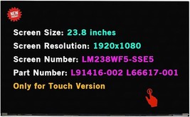 23.8&quot; Lcd Replacement For Lm238Wf5-Sse5 Lm238Wf5(Ss)(E5) Lm238Wf5 Ss E5 ... - $498.99