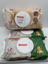 (3) Huggies Calm Baby Wipes Unscented Natural Care Sensitive Extra Large - $6.99