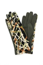 Geometric Multicolor Embroidered Smart Touchgloves - $23.75
