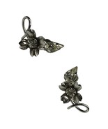 Vintage Marvel Screw Back Bow Earrings 925 Silver - $1,244.04 MXN