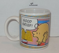 Coffee Mug Cup The Peanuts Charlie Brown &quot;Good Grief!&quot; Ceramic - £7.58 GBP