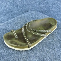 Papillio By Birkenstock Women Flip Flop Sandal Shoes Brown Leather Size ... - £23.26 GBP