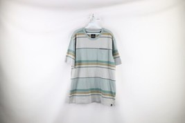 prAna Breathe Mens XL Striped Color Block Short Sleeve Pocket T-Shirt Cotton - $34.60