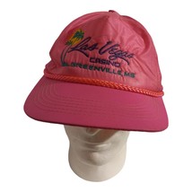 las vegas casino greenville Mississippi hat pink adjustable Vtg - £11.77 GBP