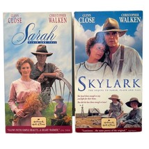 Sarah Plain &amp; Tall and Skylark VHS Movies Glenn Close Christopher Walken - £9.46 GBP