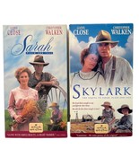 Sarah Plain &amp; Tall and Skylark VHS Movies Glenn Close Christopher Walken - £9.38 GBP