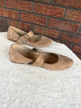 Bella Marie 7.5 Mattie Suede Classic Ballerina Flats Round Toe Shoe Taup... - $3.80