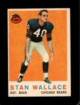 1959 Topps #159 Stan Wallace Exmt (Rc) Bears *X76110 - £2.54 GBP
