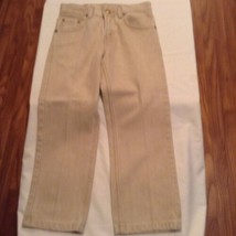 Levi&#39;s Strauss &amp; Co. jeans 505 straight Size 10 Regular 25x25 khaki boys jeans - £13.75 GBP