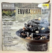 Homedics Envirascape Tabletop Relaxation Fountain Rock Garden - $18.99