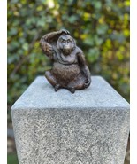Curious Orangutan – Bronze Sculpture. 16x10x14cm - 1.1Kg - $189.95