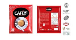 10 Packs 250 Stic Ks CAFE21 2IN1 Instant Coffee Mix No Sugar Added Free Shipping - £117.47 GBP
