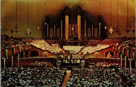 Interior Mormon Tabernackle Salt Lake City Utah Postcard PC89 - £3.91 GBP