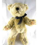 Dan Dee Collectors Choice Teddy Bear 14&quot; Unique 2 toned pile fur black w... - $20.28 CAD