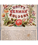 C1880s Hoyts German Cologne Perfumed Victorian Trade Card Lovely Floral ... - $502.62 MXN