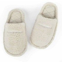 LOOPUINHOM ~ Women&#39;s Large (9-10) ~ Beige ~ Soft Plush Slippers w/Memory... - £18.62 GBP