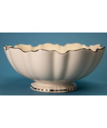 Lenox Symphony Footed Bon Bon Bowl 6-1/8 Candy Dish Giftware Ivory Plati... - $189.87 MXN