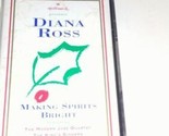 Diana Ross Making Spirits Bright Audio Cassetta 1994 Hallmark 12 Natale ... - $10.00