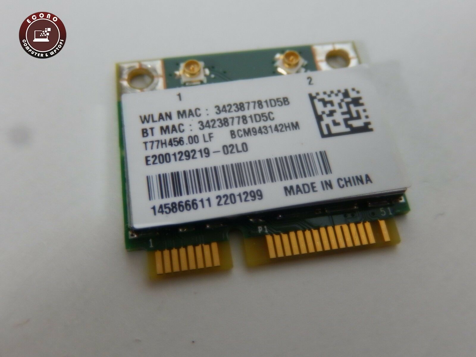 Sony Vaio Flip 14 SV14N13CXB  Genuine  Laptop Wireless Wificard  T77H456.00 - $10.30