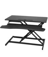 Height Adjustable Standing Desk Converter Workstation Sit Stand Laptop Desk - $155.17