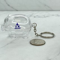 Alcorn Brave Banks Clear Piggy Bank Keychain Keyring - $6.92