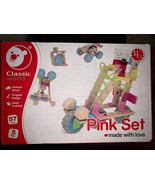 Classic World Natural Wood Pink set - $13.47 CAD