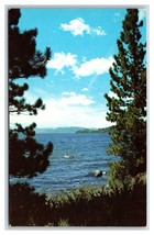 View of Crystal Bay Lake Tahoe California CA UNP Chrome Postcard C20 - $3.51