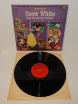 Walt Disney’s Snow White &amp; The 7 Dwarfs 1969 Storybook Red Label Vinyl LP VG+ - £11.53 GBP