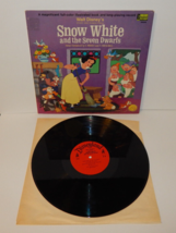 Walt Disney’s Snow White &amp; The 7 Dwarfs 1969 Storybook Red Label Vinyl L... - $14.68