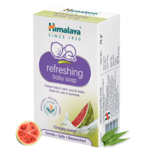 5 pc X 75 gms Himalaya Refreshing Baby Soap- Watermelon Khus Khus Neem FREE SHIP - £25.21 GBP