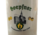 Hoepfner Brau Karlsruhe ULTRA GIANT FIVE (5 !!) Liter Masskrug German Be... - $174.50