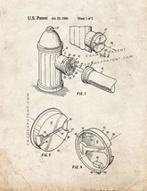 Coupling for Fire Hydrant-fire Hose Connection Patent Print - Old Look - £6.35 GBP+