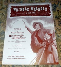 Wringle Wrangle by Fess Parker - Westward Ho the Wagons! Sheet Music - £9.96 GBP