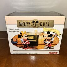 Vintage Disney Takara Sound Activated Play-Along Show - Mickeys Duet Works! - $39.15