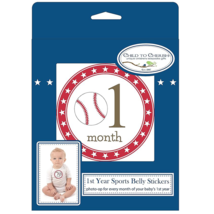 Child to cherish 1st year sports belly stickers - £6.27 GBP