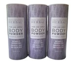 Ora&#39;s Amazing Herbal Body Powder Blissful Earth 2.5 oz x 3 Containers Ta... - $44.50