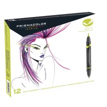 Prismacolor 1773297 Premier Double-Ended Art Markers, Fine and Brush Tip... - £30.66 GBP