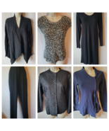 6 pc Eileen Fisher XS lot designer jacket pant top dress - $110.97 CAD