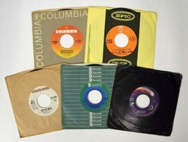 5x Funk &amp; Soul 45rpm 7&quot; Singles Marvin Gaye Sly Family Stone Wet Willie Whispers - £14.67 GBP