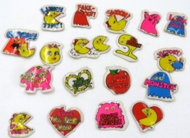 Vintage 80&#39;s Puffy Googly Eyes Pac-Man Stickers - ALL USED - £15.76 GBP