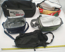 Lot Of 5 Misc Cooler Bags w 1 Bottle Bag - £23.59 GBP