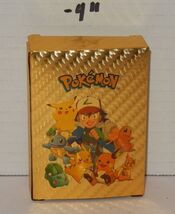 Pokemon TCG Trading Card Game Mini Gold Box NO CARDS Ash Pikachu Bulbasaur - $13.90 CAD