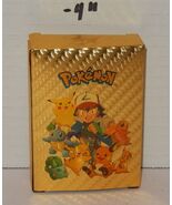 Pokemon TCG Trading Card Game Mini Gold Box NO CARDS Ash Pikachu Bulbasaur - $13.87 CAD