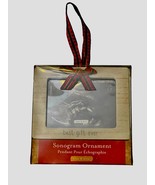 Kate &amp; Milo Christmas Holiday Ornament Sonogram Picture Frame Baby Photo... - $65.95 MXN